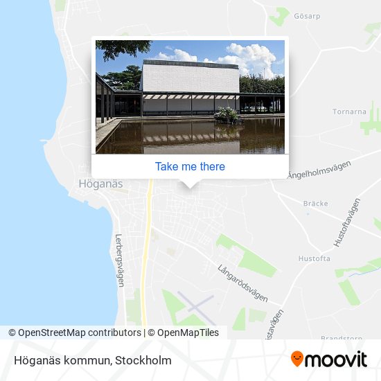 Höganäs kommun map