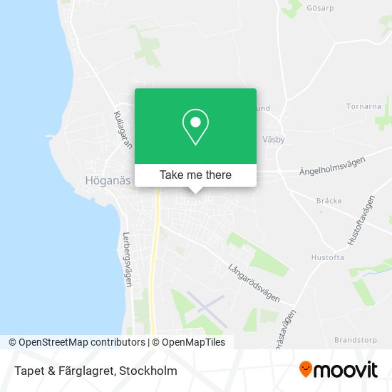 Tapet & Fãrglagret map