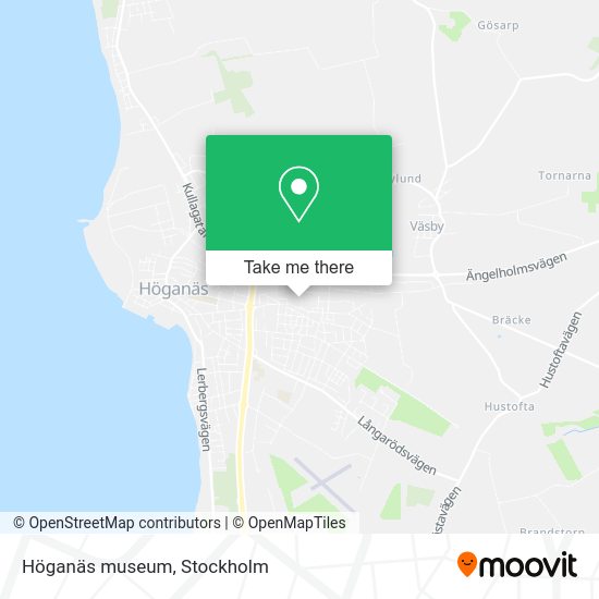 Höganäs museum map