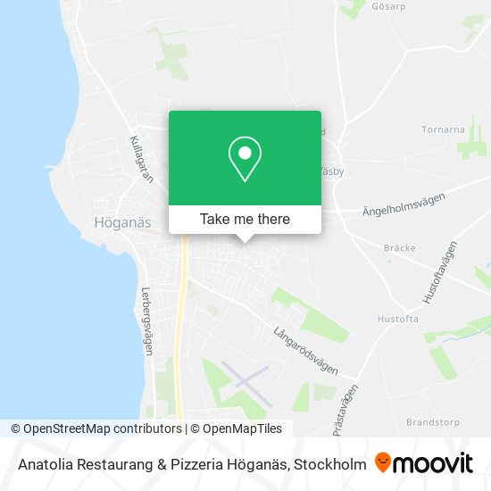 Anatolia Restaurang & Pizzeria Höganäs map