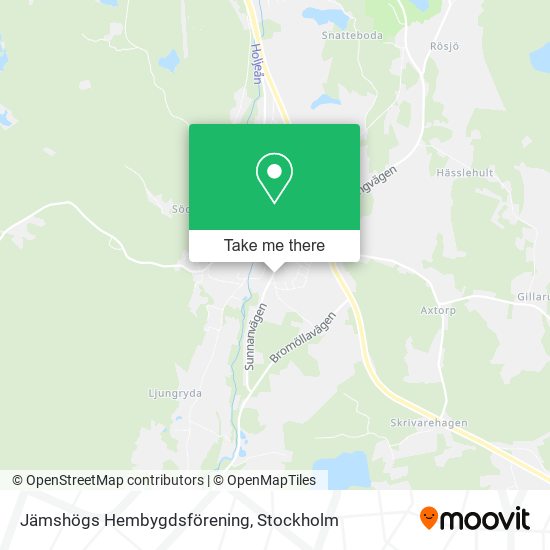 Jämshögs Hembygdsförening map