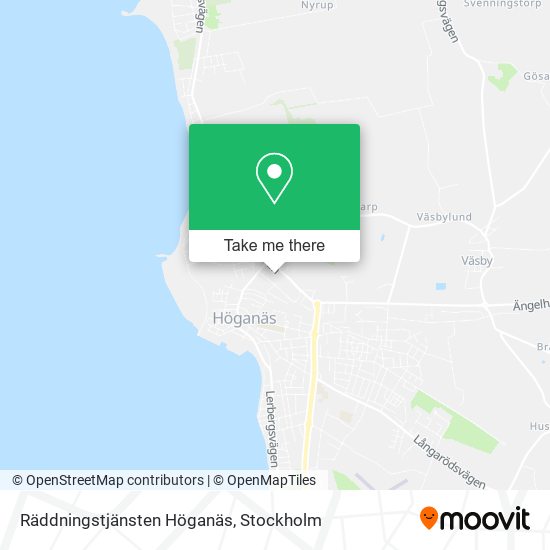 Räddningstjänsten Höganäs map