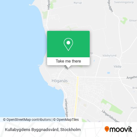 Kullabygdens Byggnadsvård map