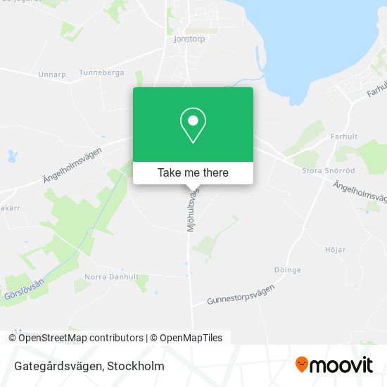 Gategårdsvägen map