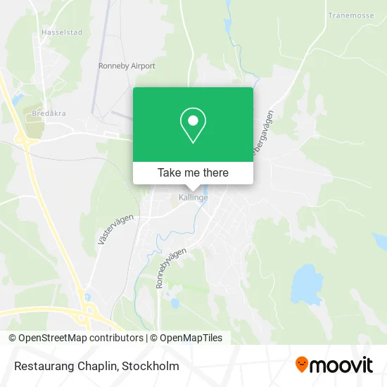 Restaurang Chaplin map