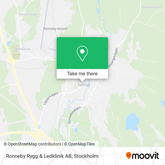 Ronneby Rygg & Ledklinik AB map