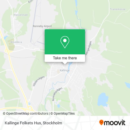 Kallinge Folkets Hus map