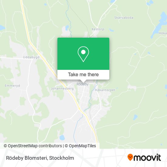 Rödeby Blomsteri map