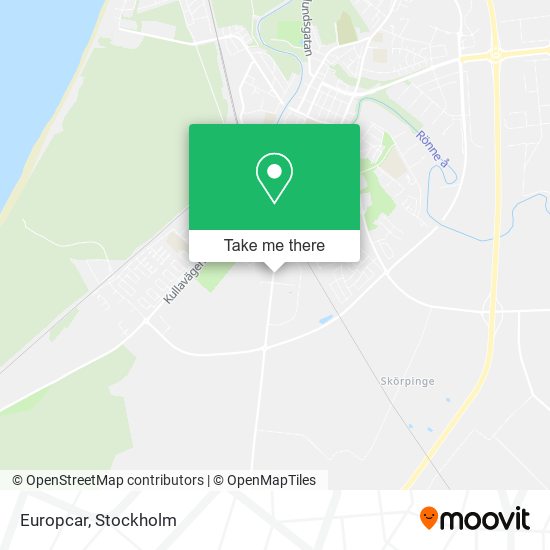 Europcar map