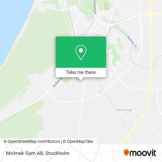 Molmek Gym AB map