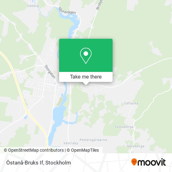 Östanå-Bruks If map