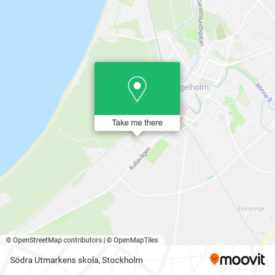 Södra Utmarkens skola map