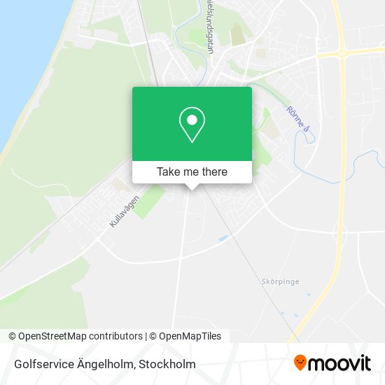 Golfservice Ängelholm map