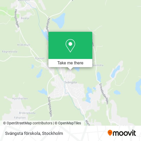 Svängsta förskola map