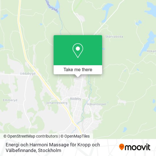 Energi och Harmoni Massage för Kropp och Välbefinnande map