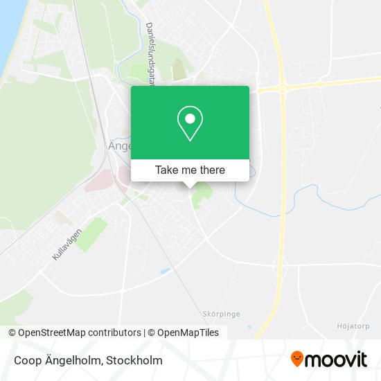 Coop Ängelholm map