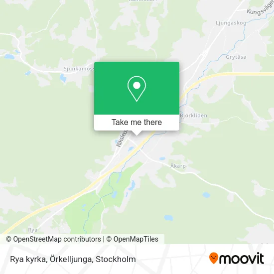 Rya kyrka, Örkelljunga map