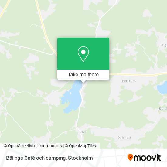 Bälinge Café och camping map
