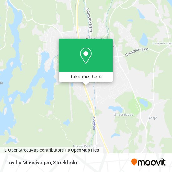 Lay by Museivägen map