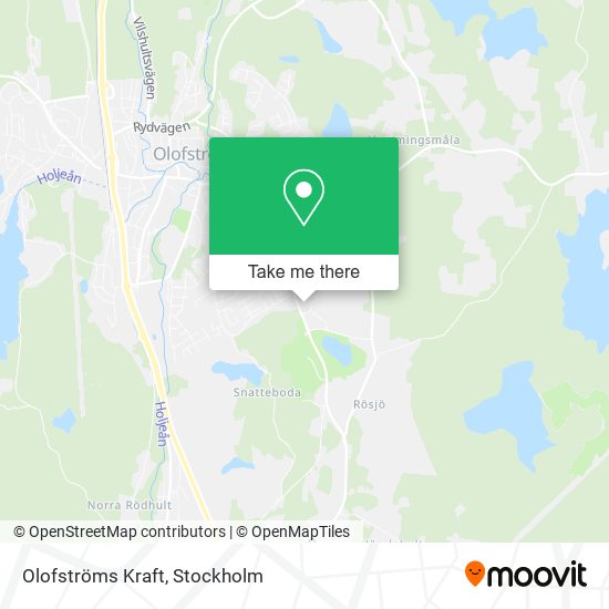 Olofströms Kraft map