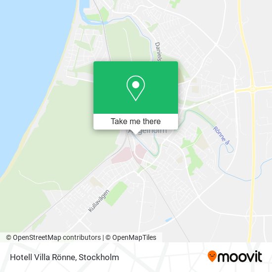 Hotell Villa Rönne map