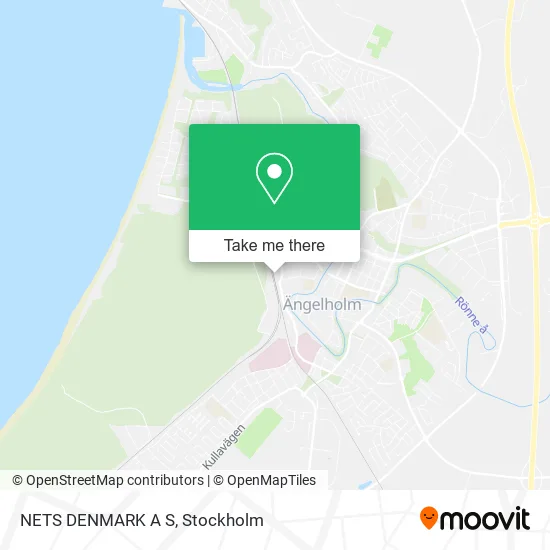 NETS DENMARK A S map