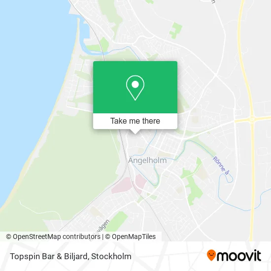 Topspin Bar & Biljard map