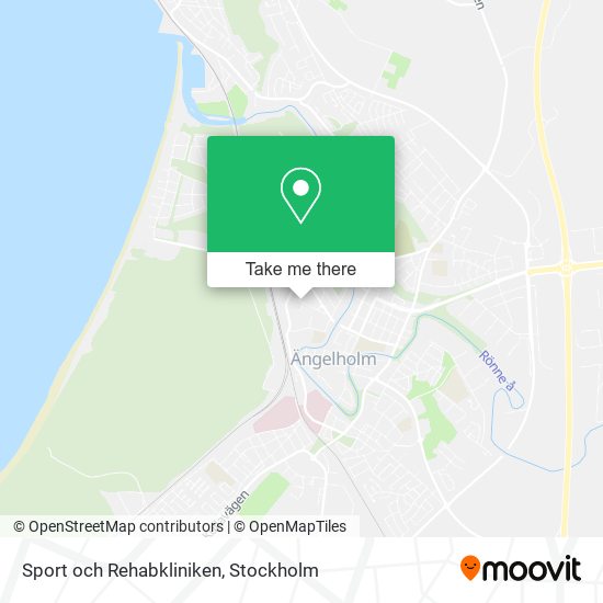 Sport och Rehabkliniken map