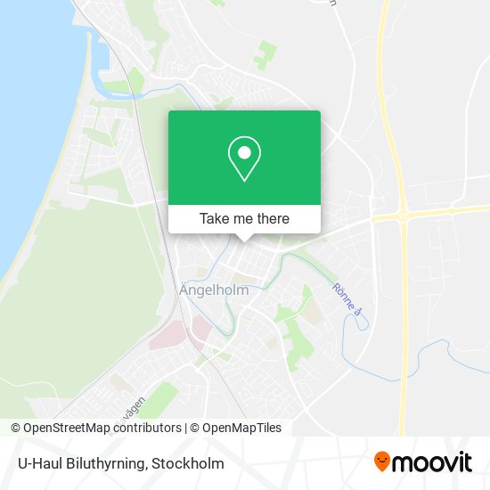 U-Haul Biluthyrning map