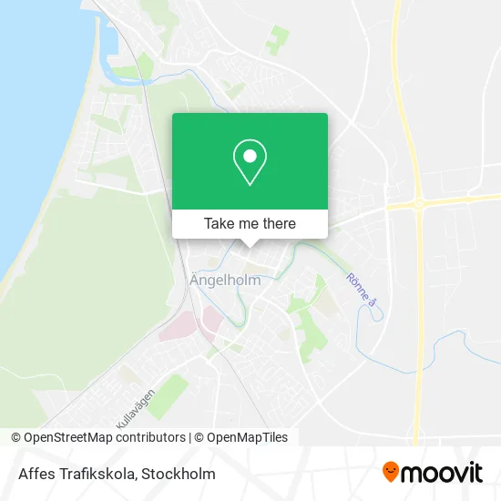 Affes Trafikskola map