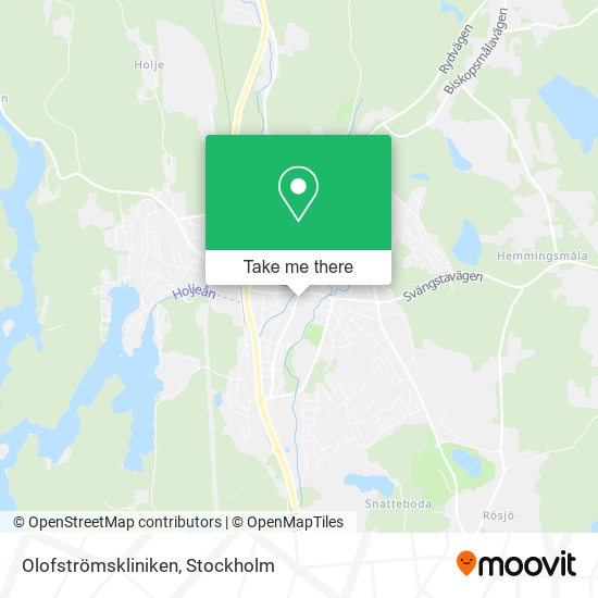 Olofströmskliniken map