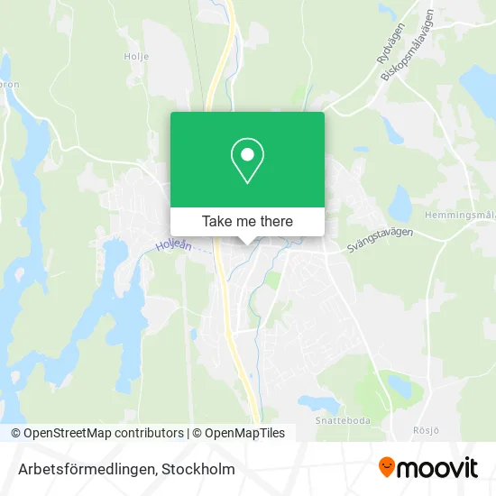 Arbetsförmedlingen map