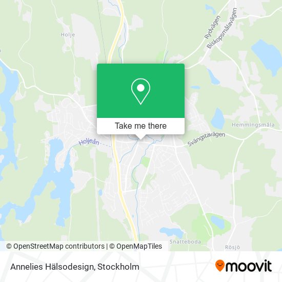 Annelies Hälsodesign map