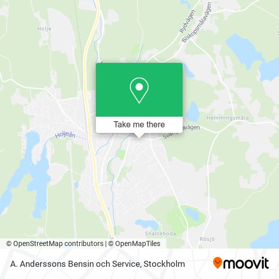 A. Anderssons Bensin och Service map