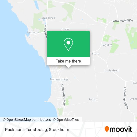 Paulssons Turistbolag map