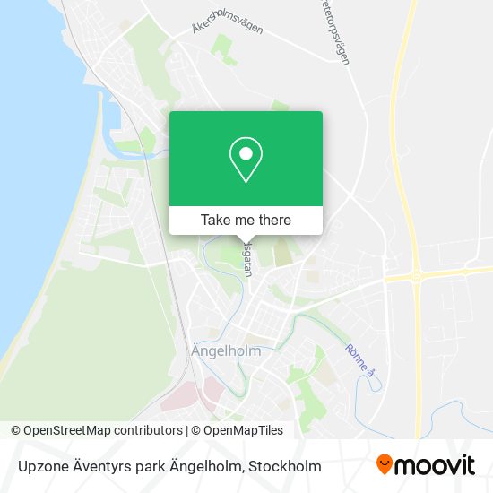 Upzone Äventyrs park Ängelholm map