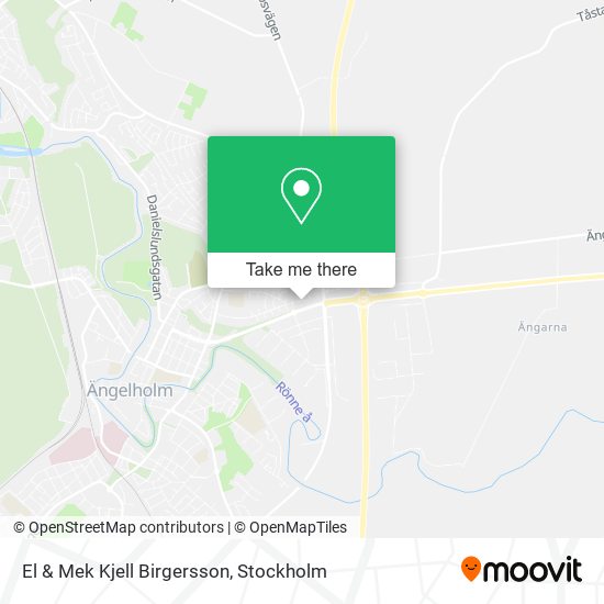 El & Mek Kjell Birgersson map