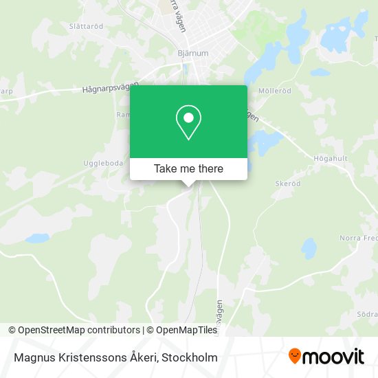 Magnus Kristenssons Åkeri map