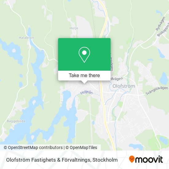 Olofström Fastighets & Förvaltnings map