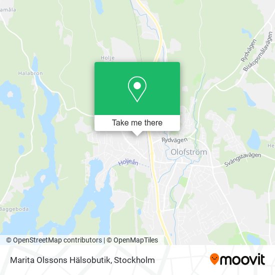 Marita Olssons Hälsobutik map