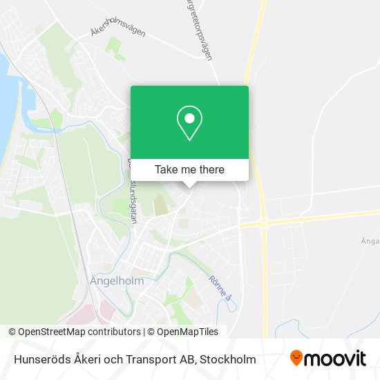 Hunseröds Åkeri och Transport AB map