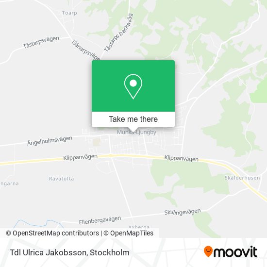 Tdl Ulrica Jakobsson map