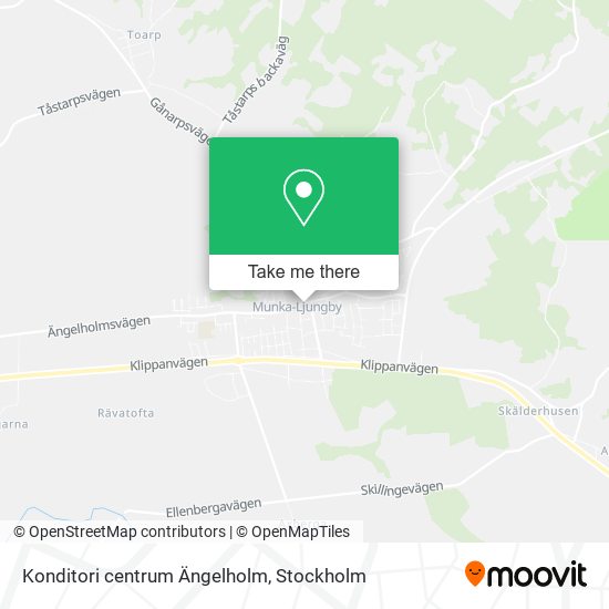 Konditori centrum Ängelholm map