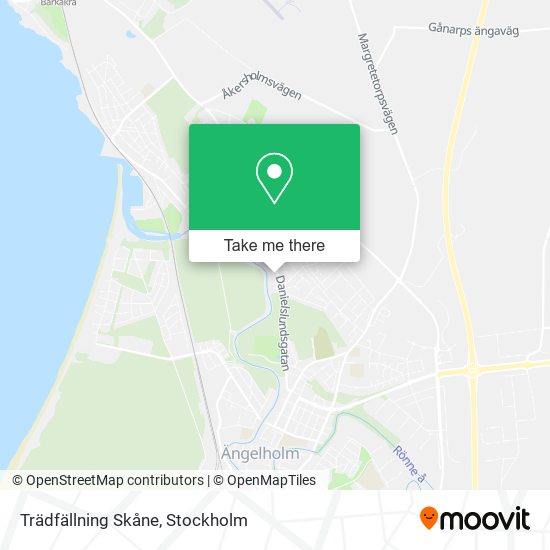 Trädfällning Skåne map