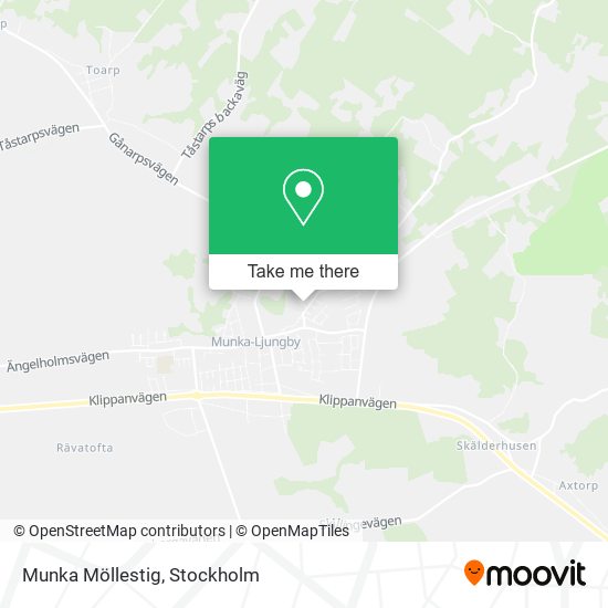 Munka Möllestig map