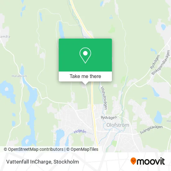 Vattenfall InCharge map