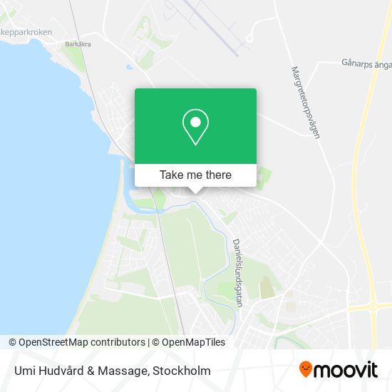 Umi Hudvård & Massage map