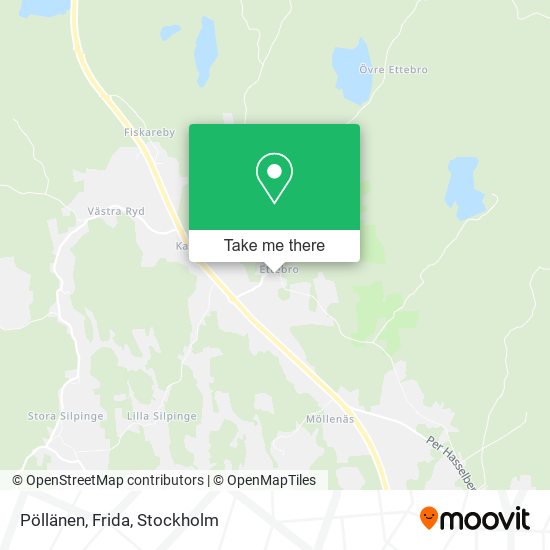 Pöllänen, Frida map