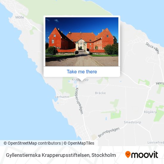 Gyllenstiernska Krapperupsstiftelsen map