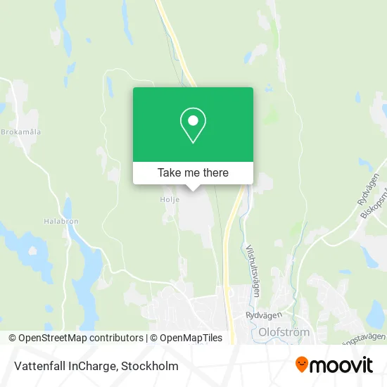 Vattenfall InCharge map